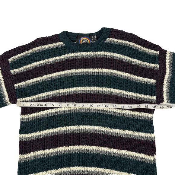 Vintage NOS 80s New Era Acrylic Grandpa Knit Sweater Size Large Made In USA NWOT - Picture 3 of 5
